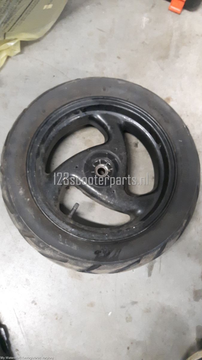Peugeot Vivacity rear wheel and tire